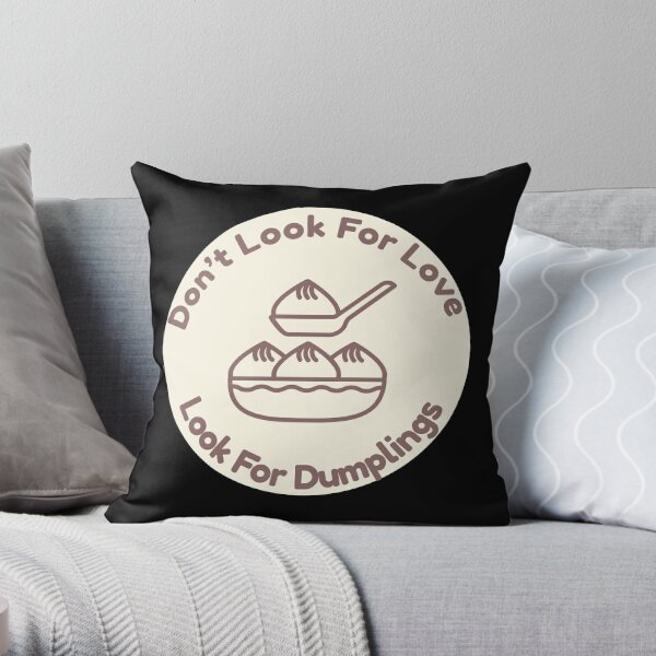 18x18 funny dumpling gift ideas men Respect Funny Gift for Dumpling Lovers Man Throw Pillow Multicolor