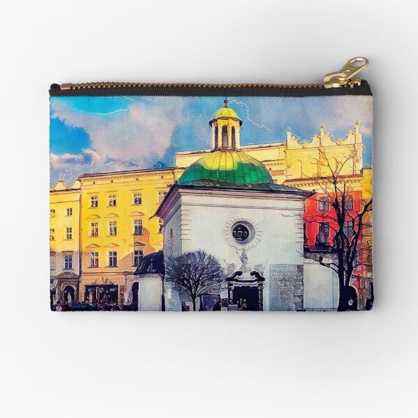 Cracow Church of St. Wojciech Zipper Pouch