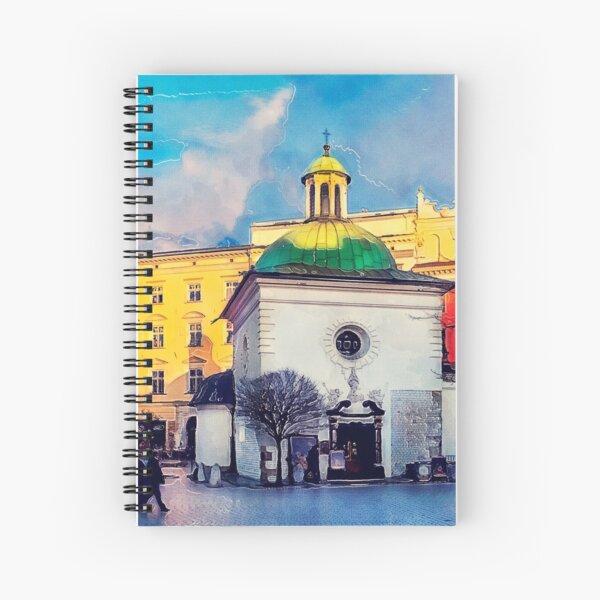 Cracow Church of St. Wojciech Spiral Notebook