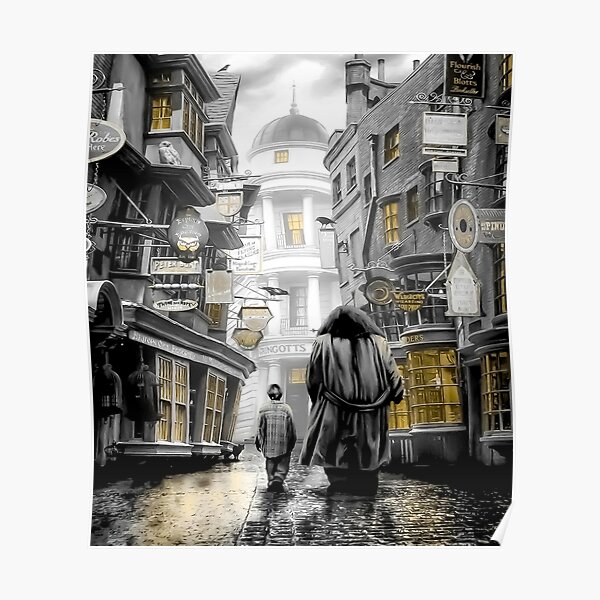 Harry diagon alley road Poster