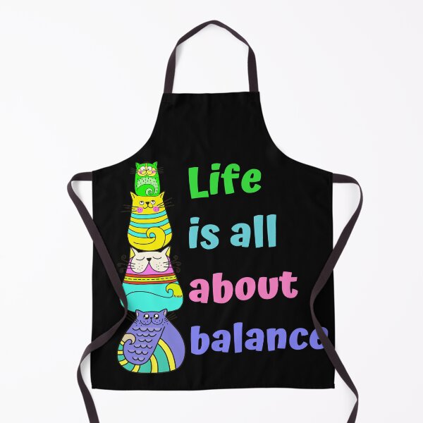 Item preview, Life is all about balance, cat lover designed and sold by 1DaisyChainLane.