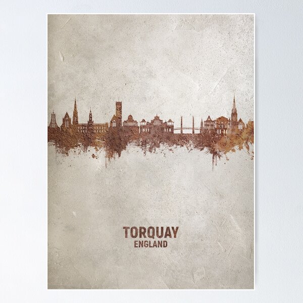 Item preview, Torquay England Skyline designed and sold by ArtPrints.