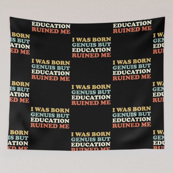 Item preview, Education Ruined Me Vintage Retro Style designed and sold by Scratches Tees.