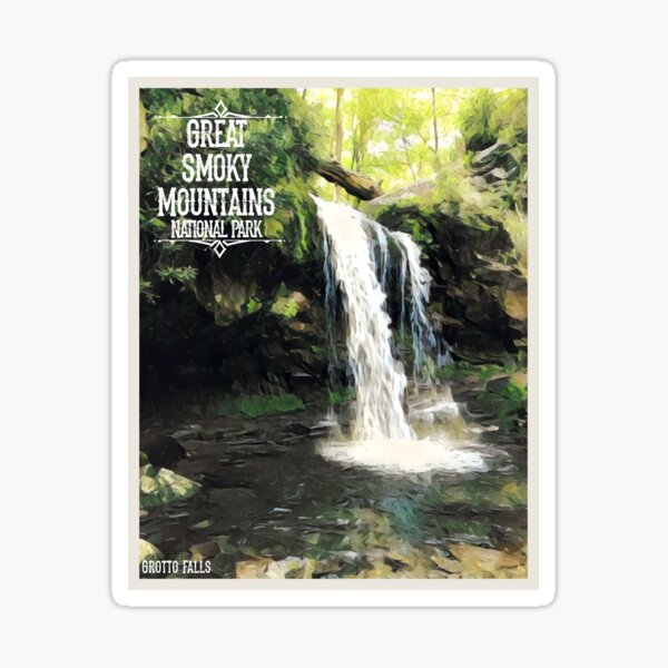 Artikel-Vorschau von Nationalpark Great Smoky Mountains - Grotto Falls, designt und verkauft von MajorPrints.
