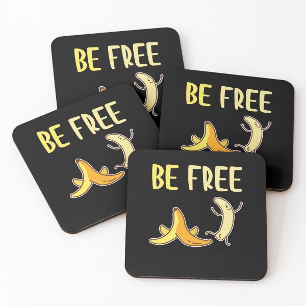 Item preview, Be Free Funny Naked Cute Banana Fruit designed and sold by Scratches Tees.