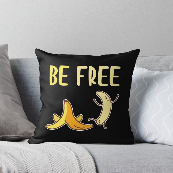 Item preview, Be Free Funny Naked Cute Banana Fruit designed and sold by Scratches Tees.