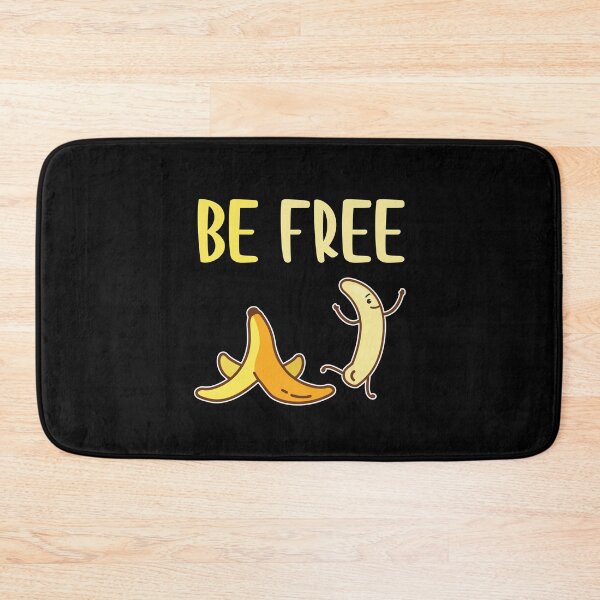 Item preview, Be Free Funny Naked Cute Banana Fruit designed and sold by Scratches Tees.