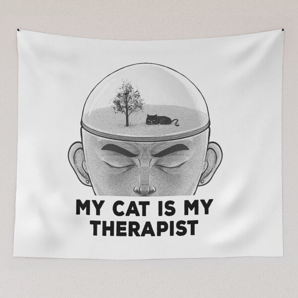 Item preview, My Cat Is My Therapist designed and sold by FADIS.