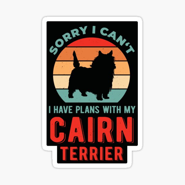 Funny Cairn Terrier Sticker