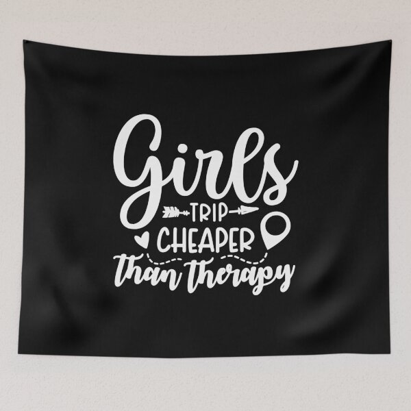 Item preview, Girls Trip Cheaper Than Therapy - Girls Vacation Trip designed and sold by ohmier.