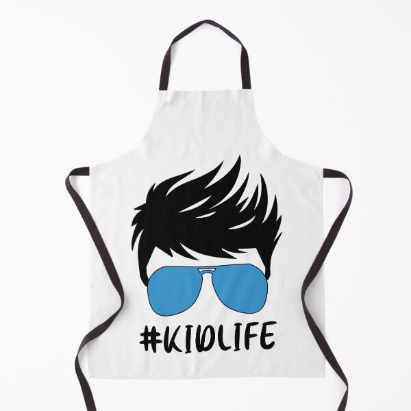 Item preview, Kid life Messy Bun with Cute Bleu Sunglasses Boy Kids designed and sold by clothesy7.