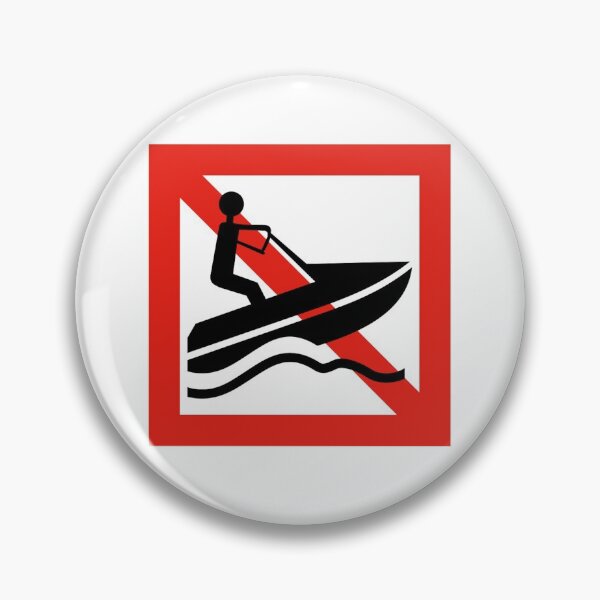 Item preview, Jet skiing prohibited, Vesiskootterilla ajo kelletty designed and sold by artnormarum.