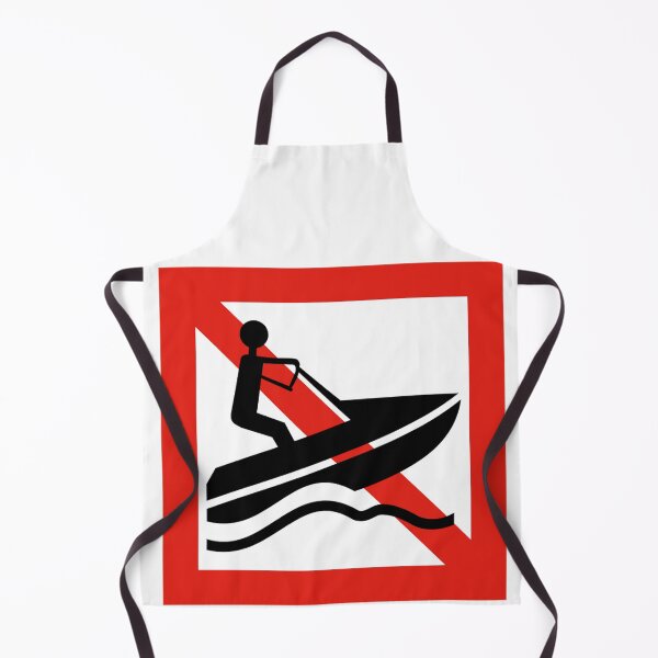 Item preview, Jet skiing prohibited, Vesiskootterilla ajo kelletty designed and sold by artnormarum.