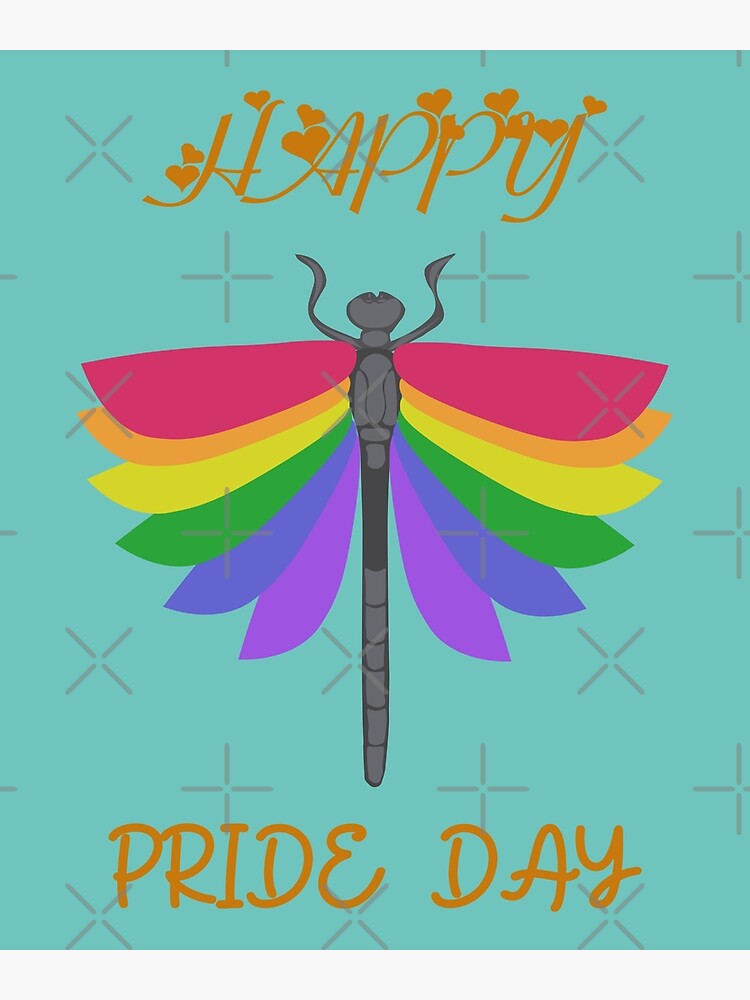 Happy Pride Day Happy Pride Month Lgbt Dragonfly Lgbt Colorful Lgbtq Flag Lgbt Flag Love