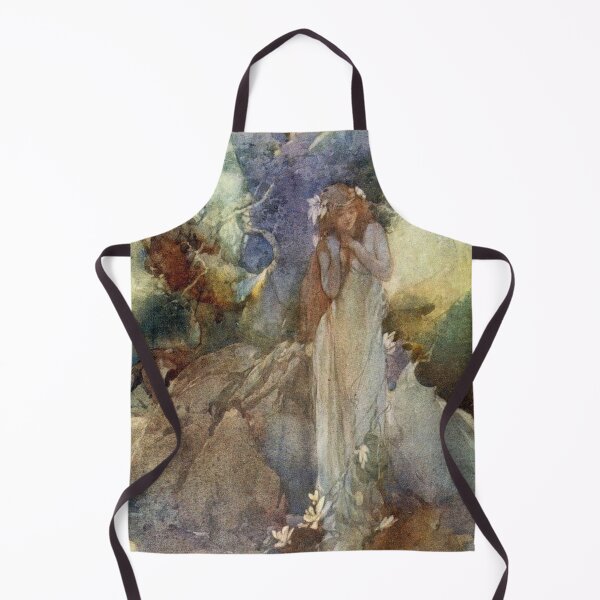 Item preview, Lady by the river vintage artwork illustration designed and sold by Vintage Designs +.