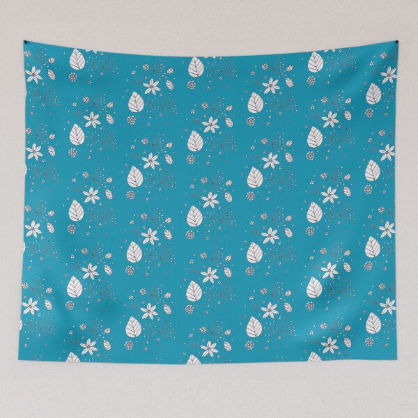 Item preview, Floral in blue green designed and sold by BlueTulip20.