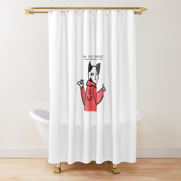No Toxic People Shower Curtain