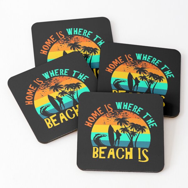 Item preview, Home is Where the Beach Is - Vintage Surfing Girl Surf Board  designed and sold by grinta2021.