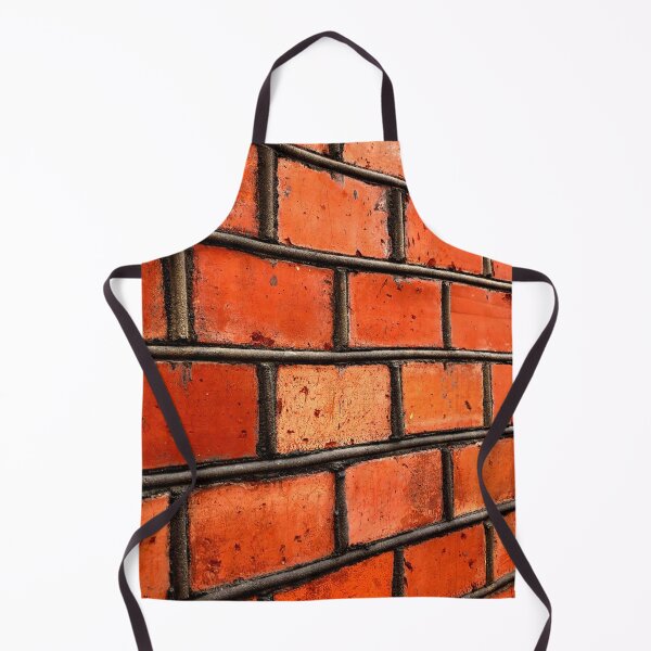 Item preview, Red Brick Wall WIth Some Black And Orange designed and sold by Ensjodesigns.