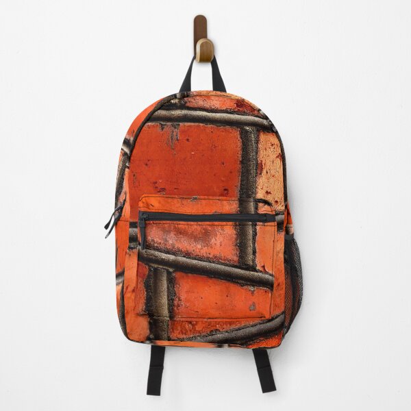 Item preview, Red Brick Wall WIth Some Black And Orange designed and sold by Ensjodesigns.