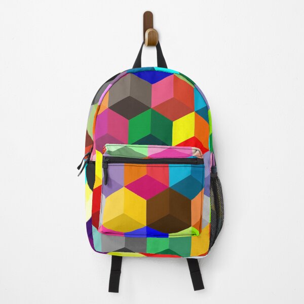 Item preview, Colorful Hexagonal Pattern-Honeycomb Cubes designed and sold by Saurabh5814.