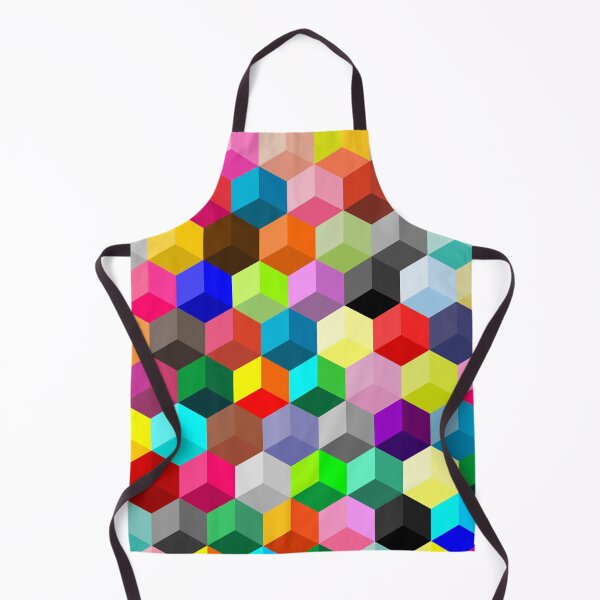 Item preview, Colorful Hexagonal Pattern-Honeycomb Cubes designed and sold by Saurabh5814.