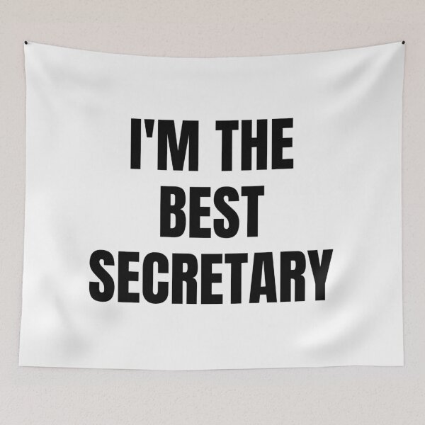 Item preview, I'M THE BEST SECRETARY designed and sold by iamxxx.