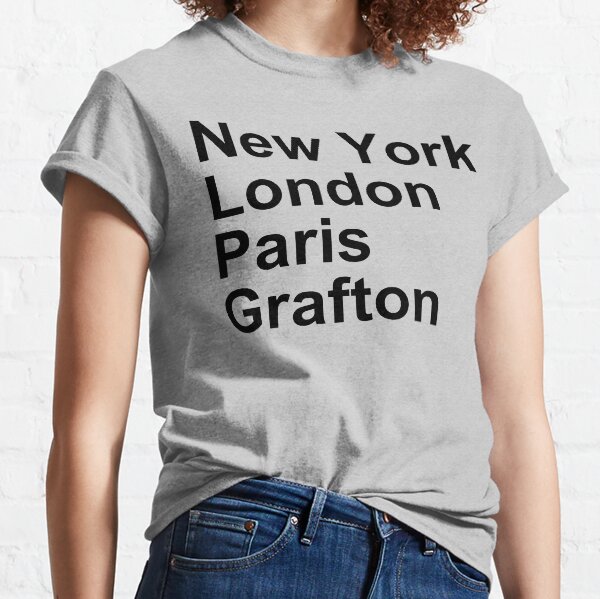 New York London Paris Grafton Classic T-Shirt
