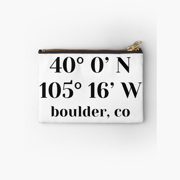Item preview, map coordinates- cu boulder designed and sold by Caroline Derucki.
