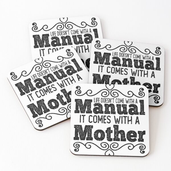 Item preview, life doesn't come with a manual it comes with a mother, mother's day 2021, mothers day shirt, funny mothers day gifts, mothers day shirt ideas, my first mother's day shirt designed and sold by T-DESIGNEDZ.