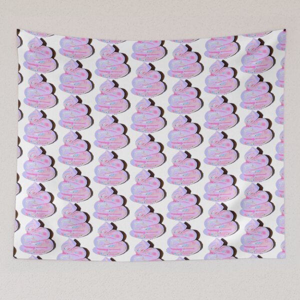 Item preview, Candy Pink 3D Look Unicorn Chunky Speckled Poo  designed and sold by ClosLineDesigns.