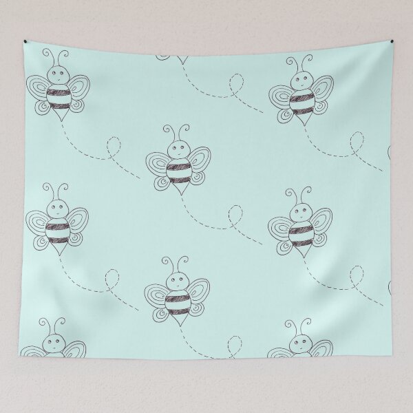 Item preview, Buzzy Bee on mint designed and sold by BlueTulip20.