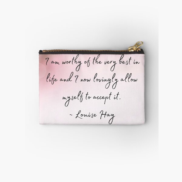 Item preview, Louise Hay Quote, I am worthy designed and sold by MamaSweetea.