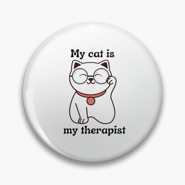 Item preview, My cat is my therapist designed and sold by LeBreab.