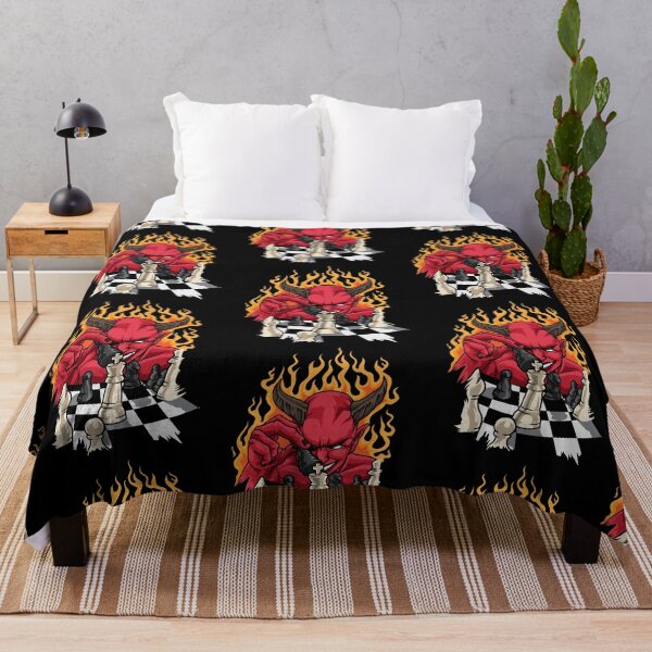Item preview, Flame Devil With Chessboard - Chess designed and sold by anziehend.