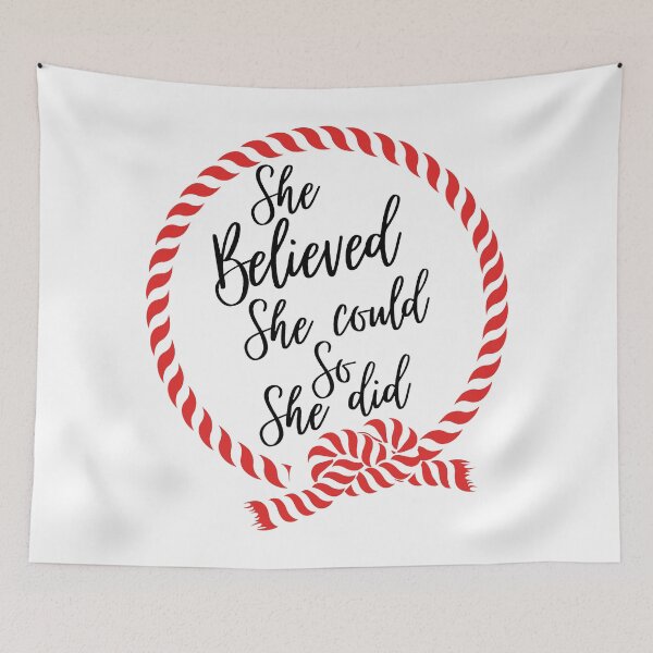 Item preview, She Believed She Could So She Did designed and sold by YOYOCollection.