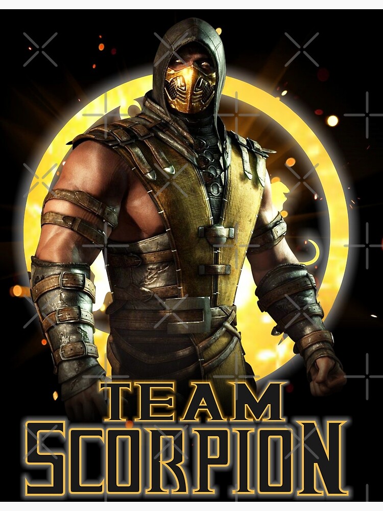 Team Scorpion Fatality Official Mortal Kombat Pro Kompetition Poster for  Sale by pannolinno