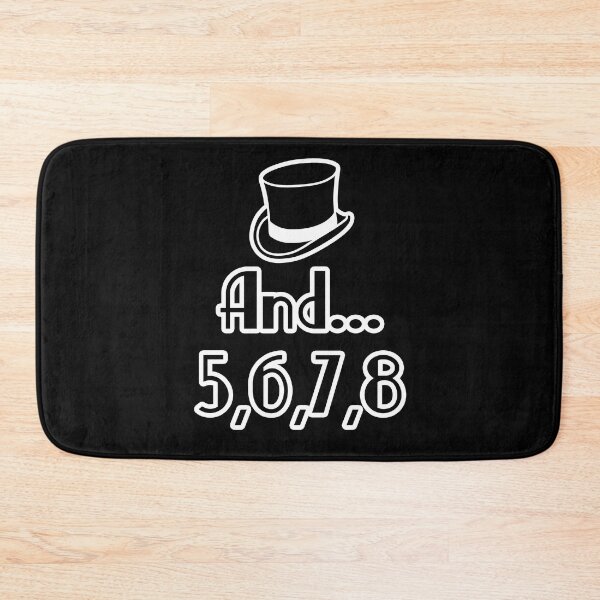 Item preview, Tap dancing gift top hat and 5 6 7 8 | Tap dance gifts, tap dance related gifts, tap dance teacher gifts, tap dance gift ideas, tap dance recital gifts, tap dance t shirts gifts designed and sold by TAP-DANCE-ART.