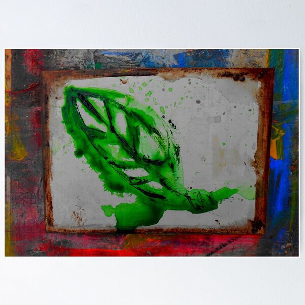 abstract leaf fossil Poster