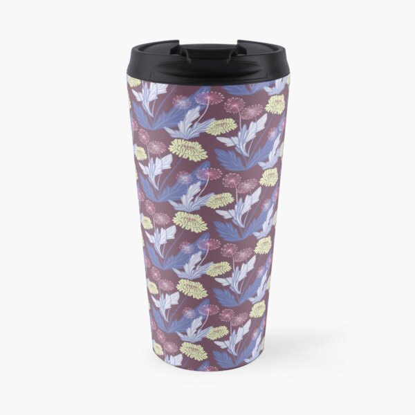 Purple dandelions Travel Mug