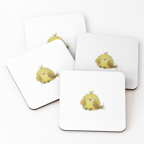 Hello chick! Coasters (Set of 4)