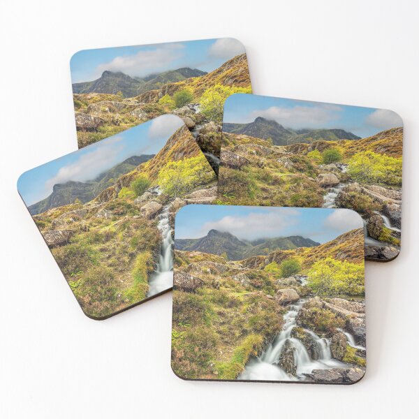 Item preview, Cwm Idwal Rapids Snowdonia Wales designed and sold by AJEvans.