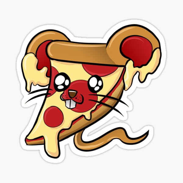 Pizza Mouse! Sticker