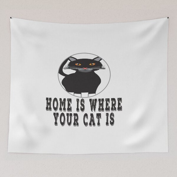 Item preview, Home Is Where The Cat Is designed and sold by majeed10.