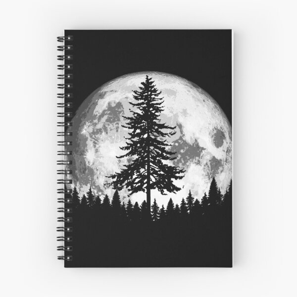 Item preview, Full Moon & Minimalist Pine Tree designed and sold by ConnorLeonard.