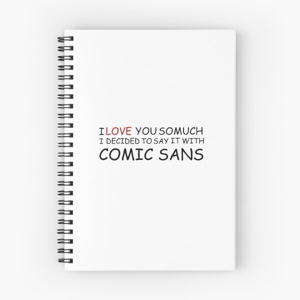 Item preview, Comic Sans amor designed and sold by ghfalk.