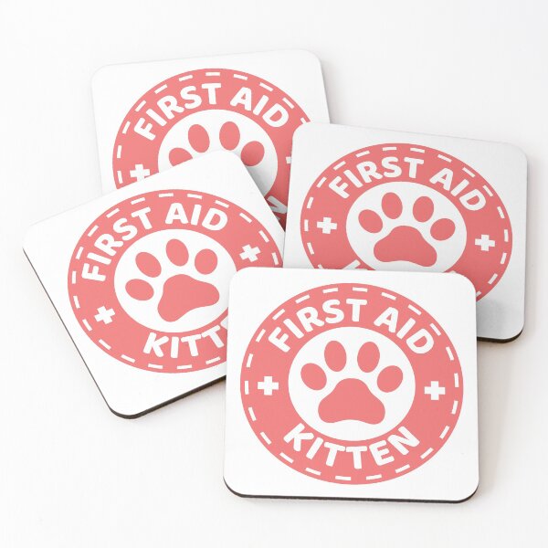 Item preview, FIRST AID KITTEN Pink Paws for Your Health designed and sold by Vitsson.