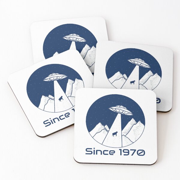 Item preview, Cattle Alien Abduction - Extra Terrestrial UFO/UAP designed and sold by ShowMePrints.