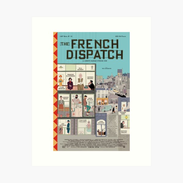 The French Dispatch (Official) Art Print