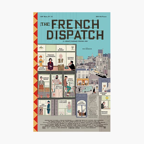 The French Dispatch (Official) Photographic Print